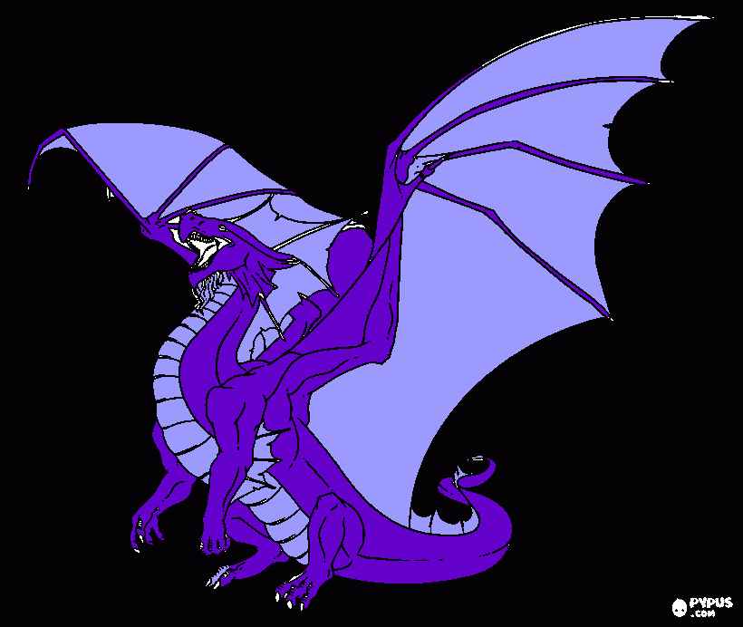 shadow dragon coloring page
