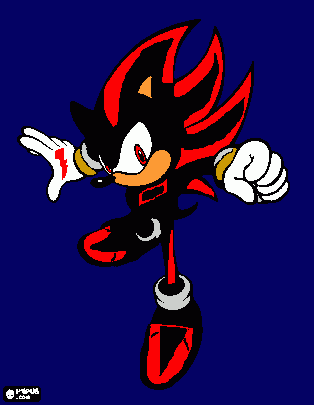 shadow's brother coloring page