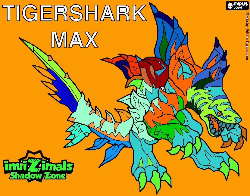 shark coloring page