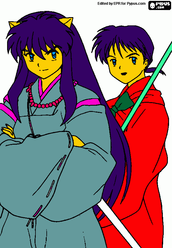 Sibilings coloring page