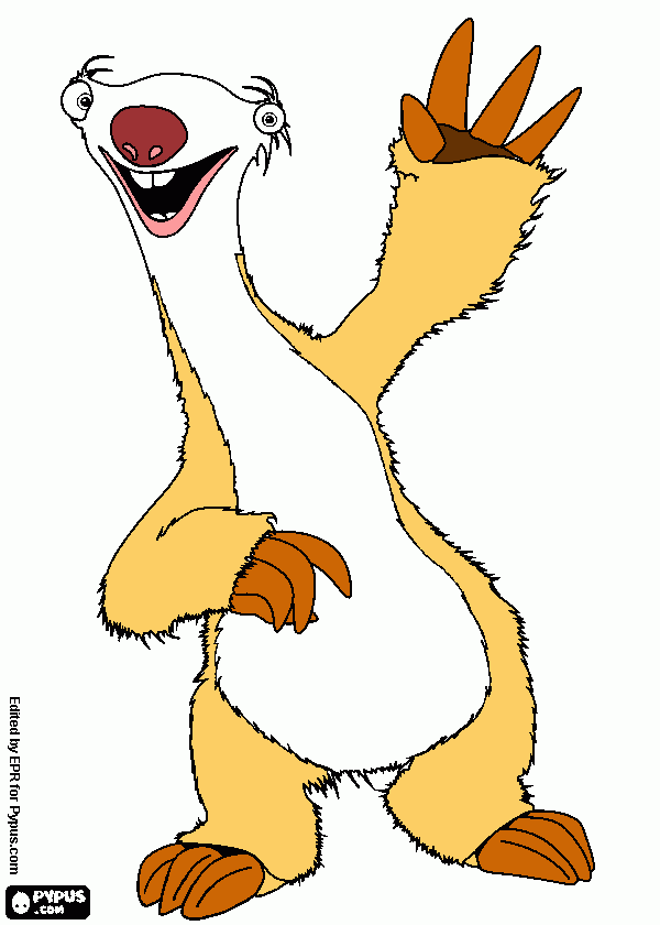 sid coloring page