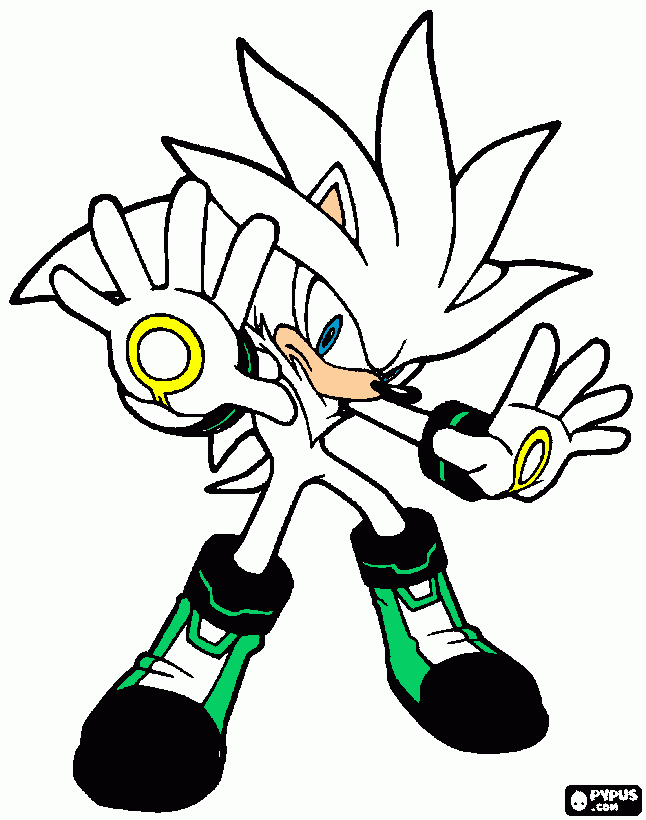 silve coloring page