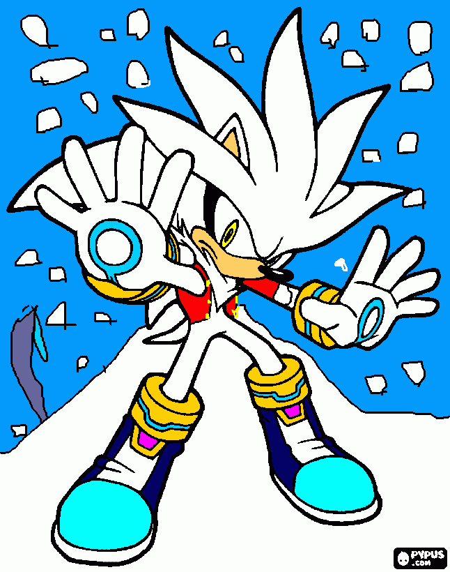 silver téli dizájn coloring page