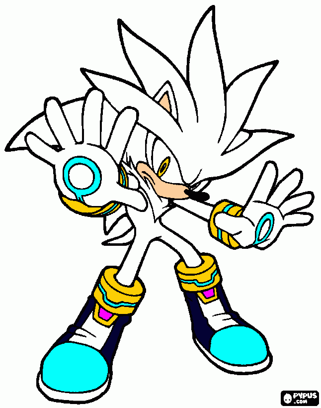 Silver coloring page