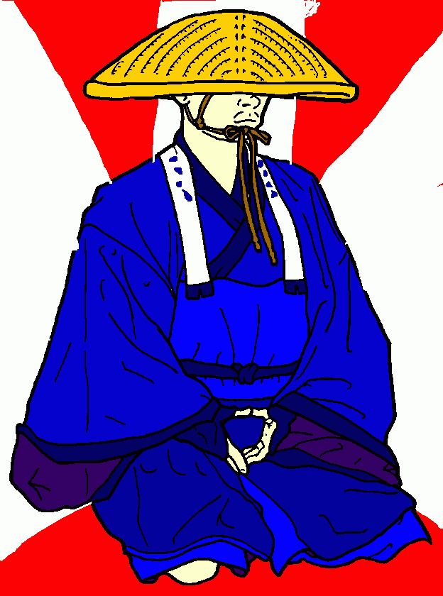 sitting guy coloring page