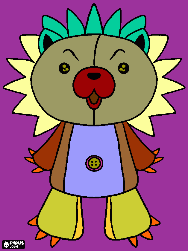 skyer coloring page