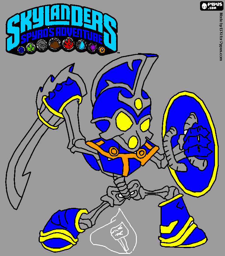 SKYLANDERS    SPYROS    ADVENTURE    coloring page