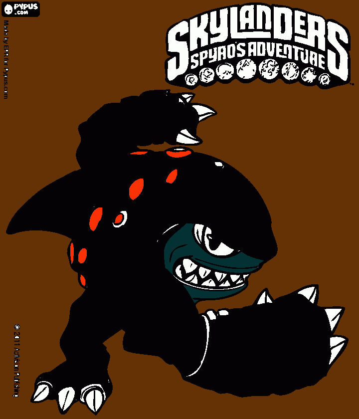 Skylanders teckning coloring page