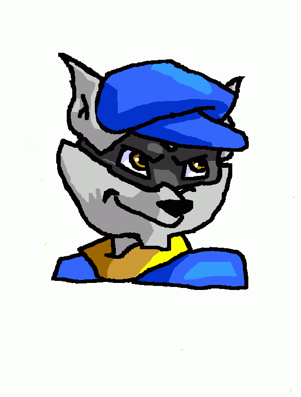 Sly Cooper Classic Version coloring page