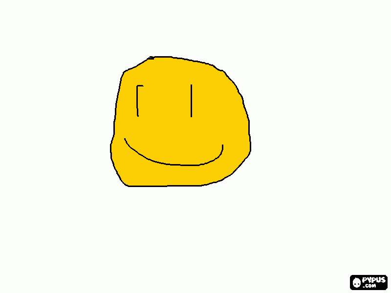 Smiley Face coloring page