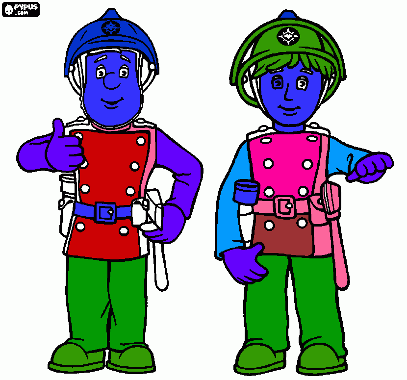 smurf sam 2 coloring page