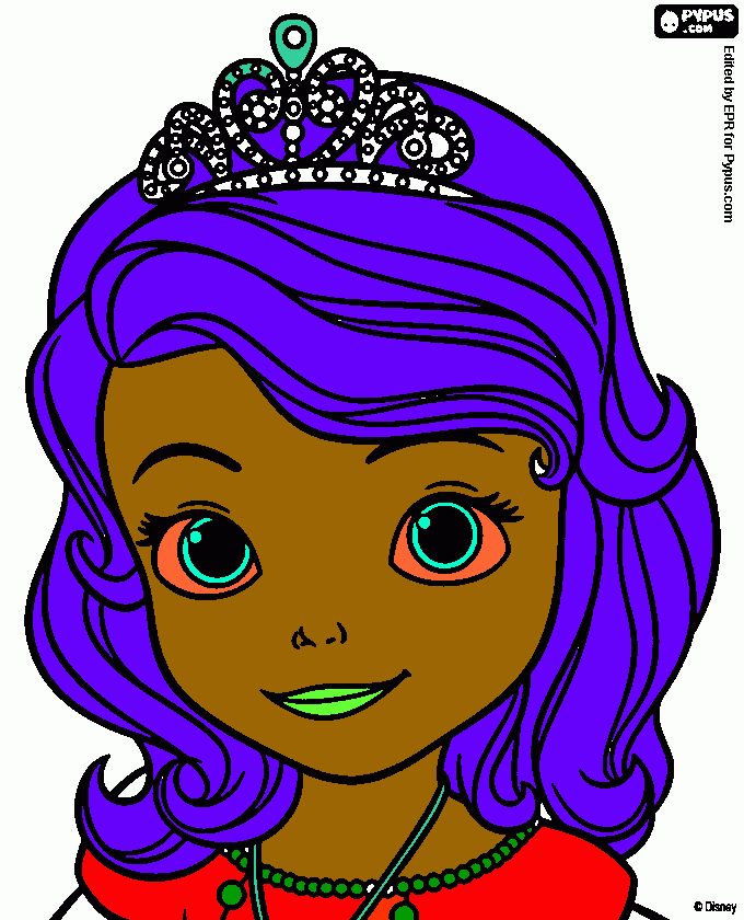 Sofia Disney coloring page