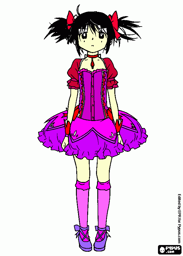 Soleil or Luna coloring page