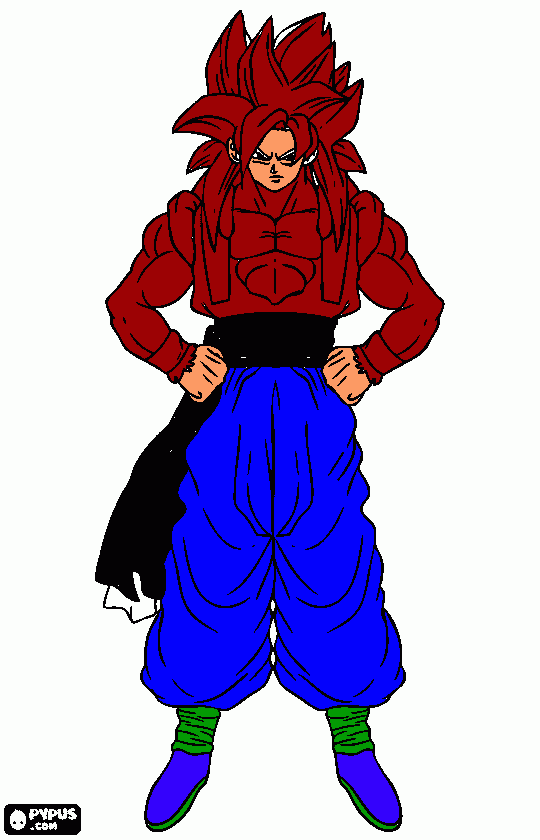 son goku coloring page