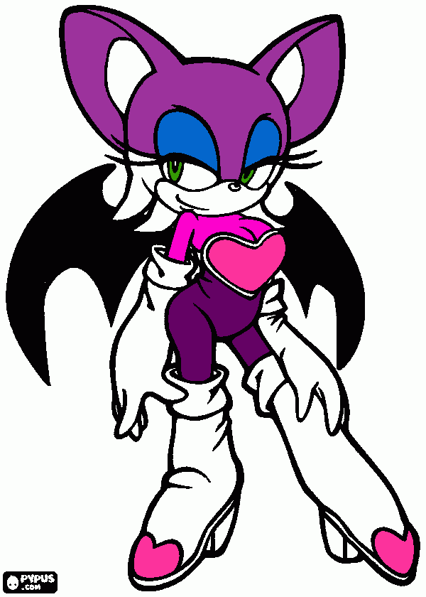 Sonic pictures coloring page