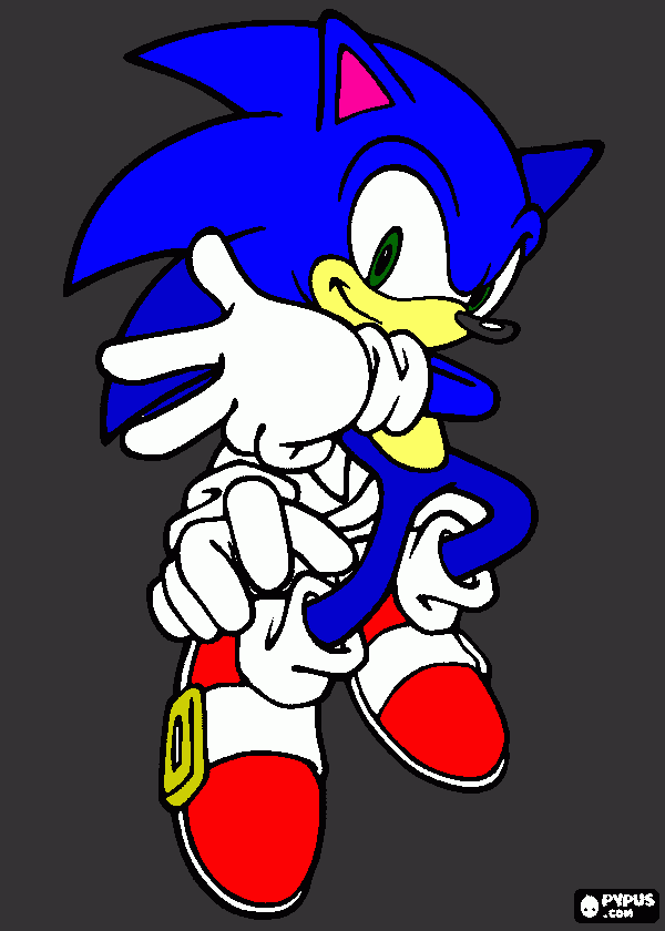 sonioc coloring page