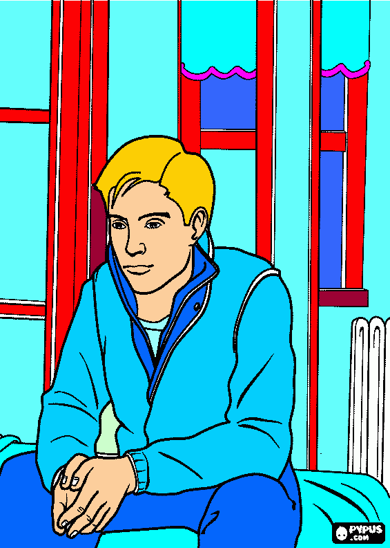 SPAJDRMEN coloring page