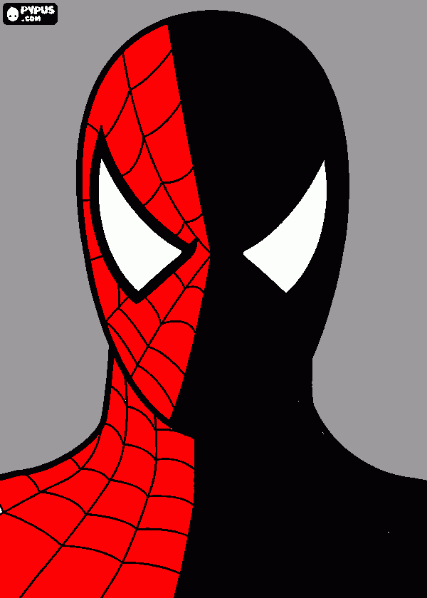 spider man coloring page