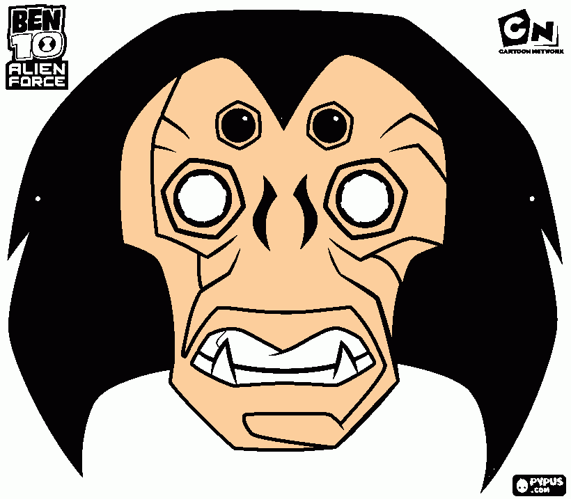 Spider_Monkey coloring page