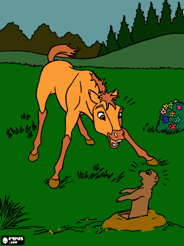 SPIRIT. I colored this for you :) coloring page