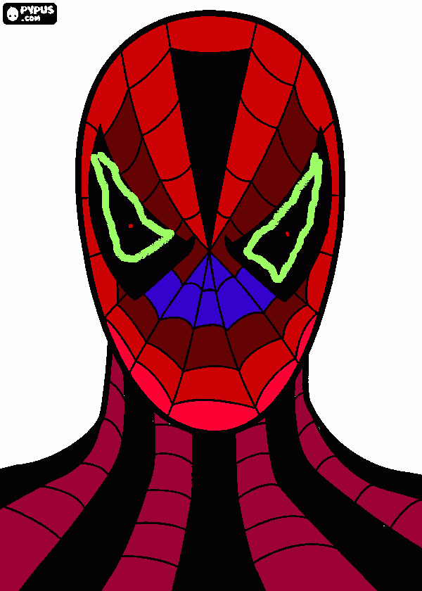 spity coloring page
