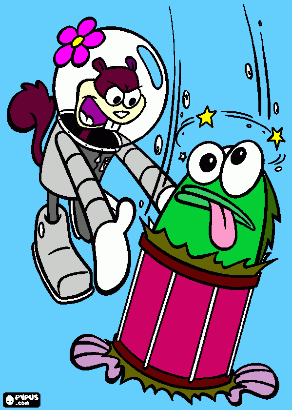 Spongebob 01 coloring page