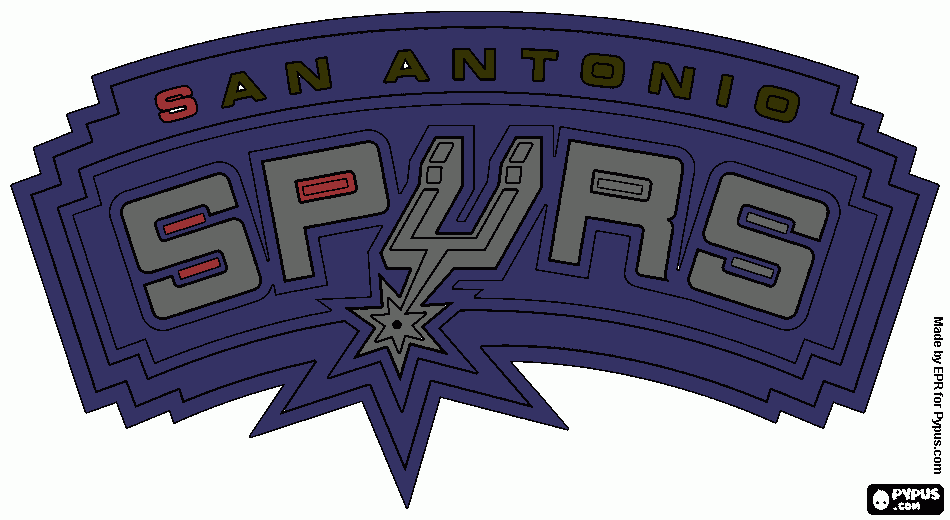 Spurs picture coloring page