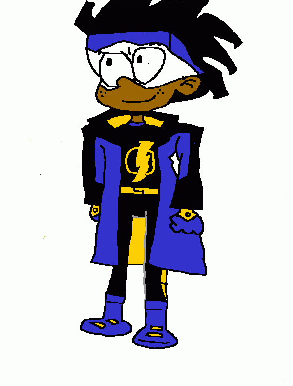 Static Shock The Loud House Style coloring page