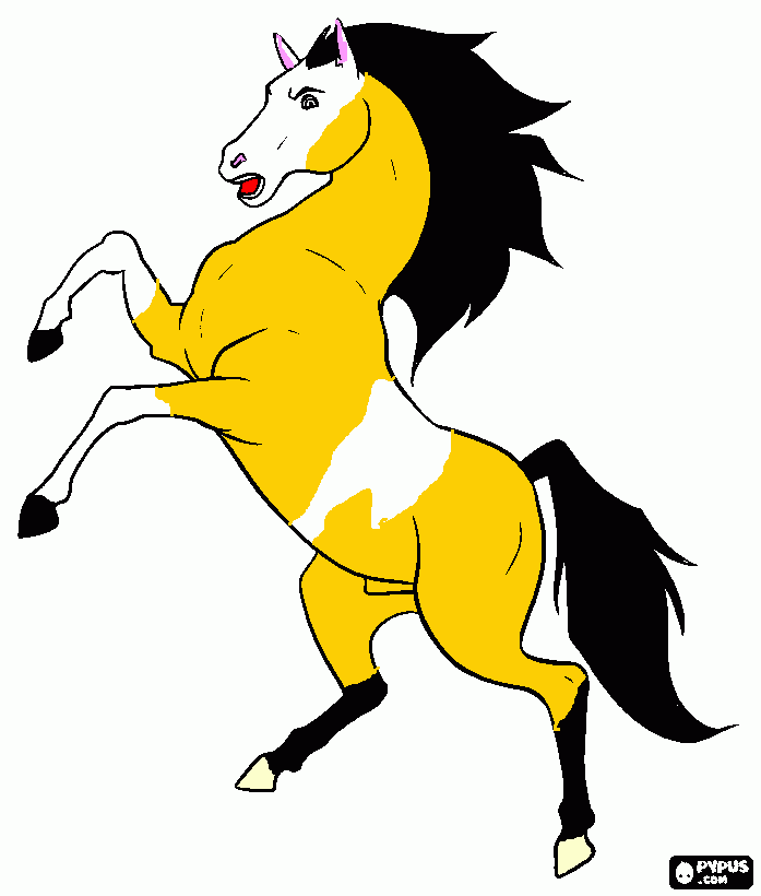 storm son of spirit and rain coloring page