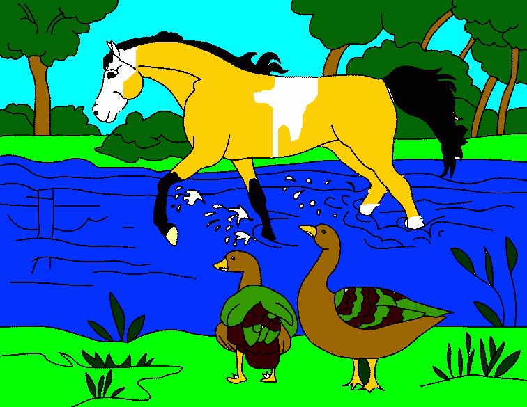 Storm coloring page