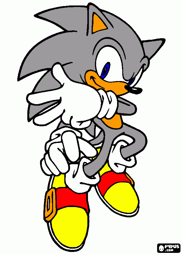 strike the hedgehog coloring page