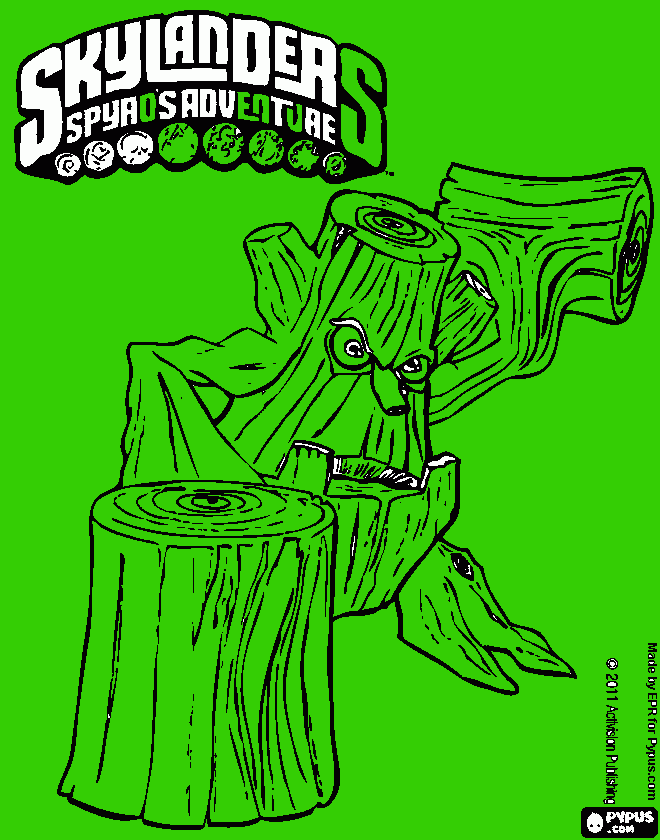 stumpsmash coloring page