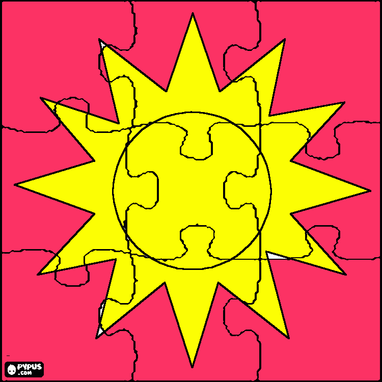 sunny day coloring page