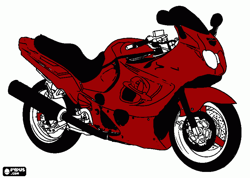 Suzuki gsxr 750 color scheme coloring page