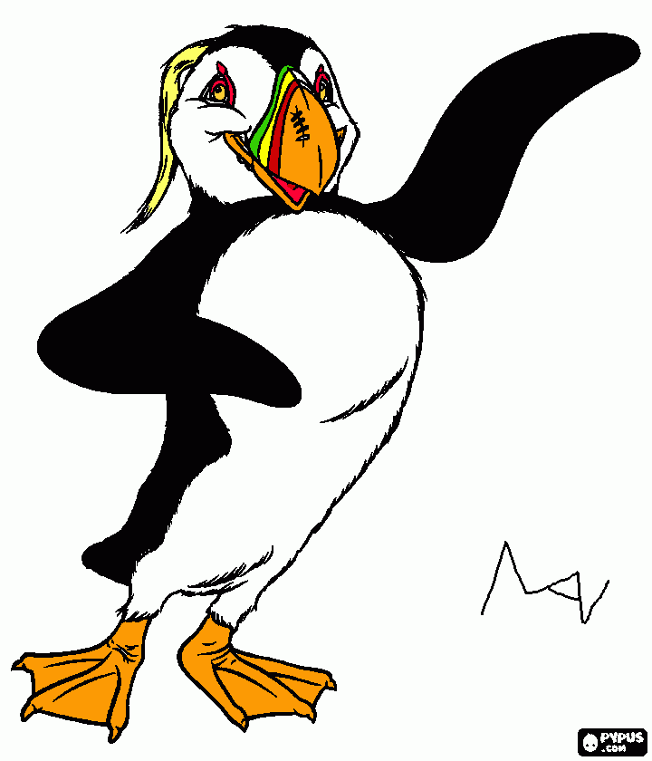 Sven par MAV coloring page