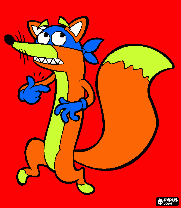 swiper coloring page