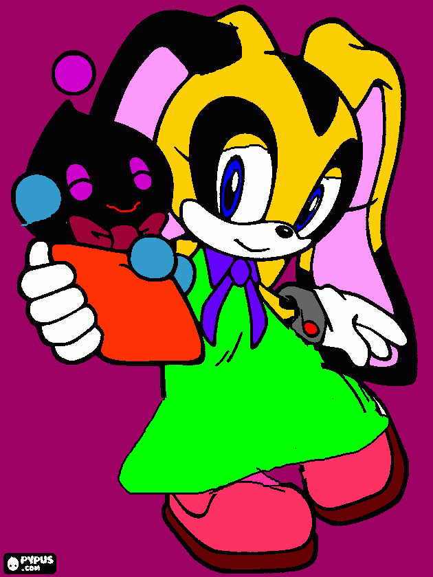 szamanta the rabbit 10 éves lány coloring page