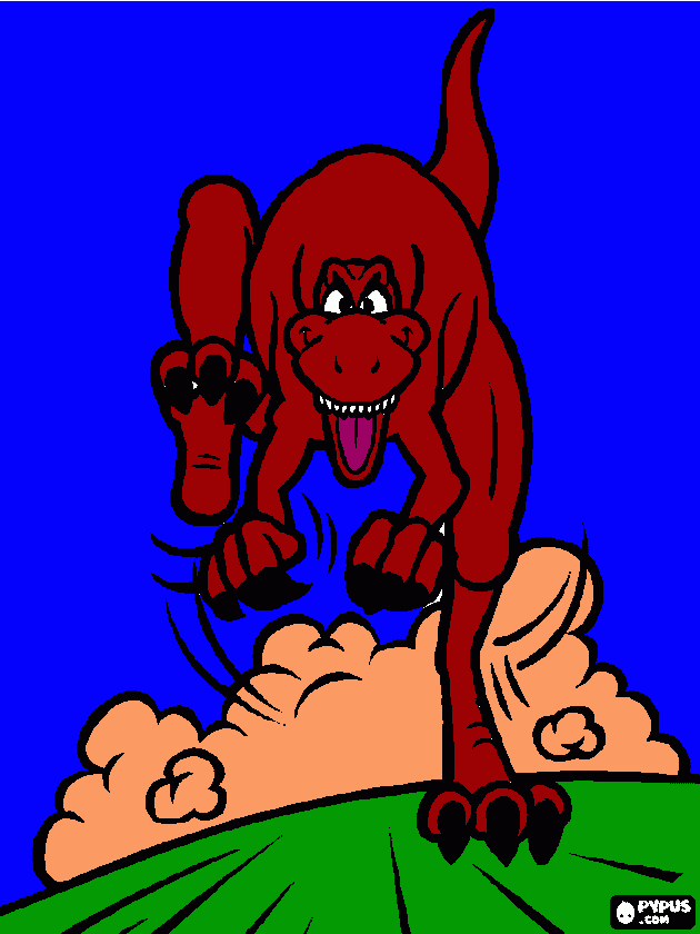 T-Rex For You! coloring page