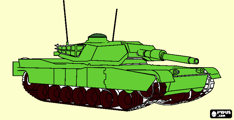 tankas coloring page