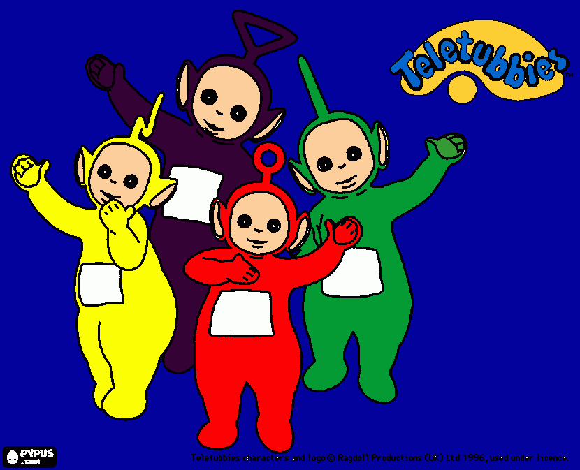 Teleubbies Coloring coloring page