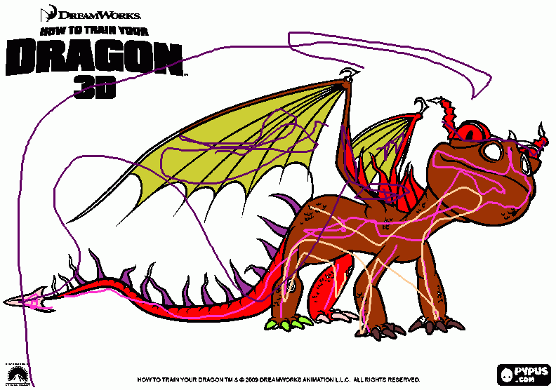 Terrible Terror coloring page