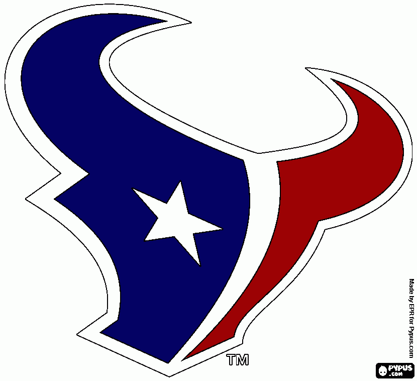 texans coloring page