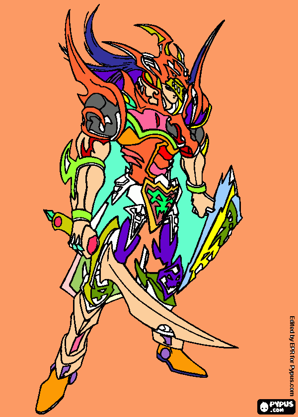 THE BLACK LUSTER SOLDER coloring page