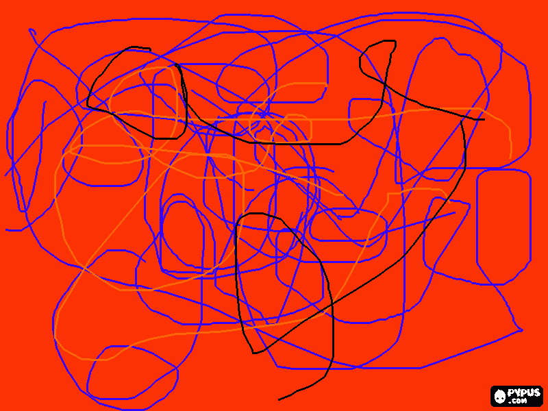the color blob coloring page