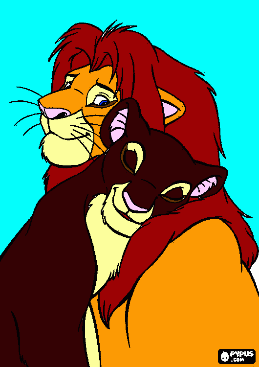 The Lion King 4 coloring page