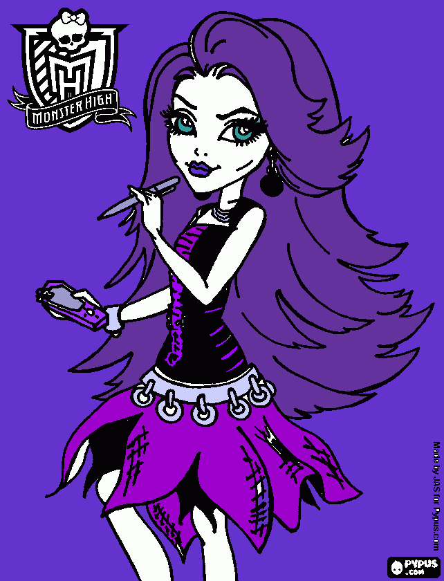 The Spectra i coloured in, so realistic coloring page