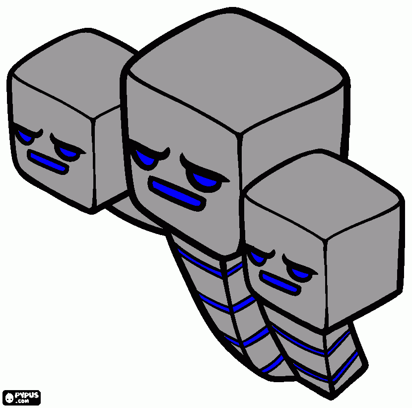 the wither coloring page