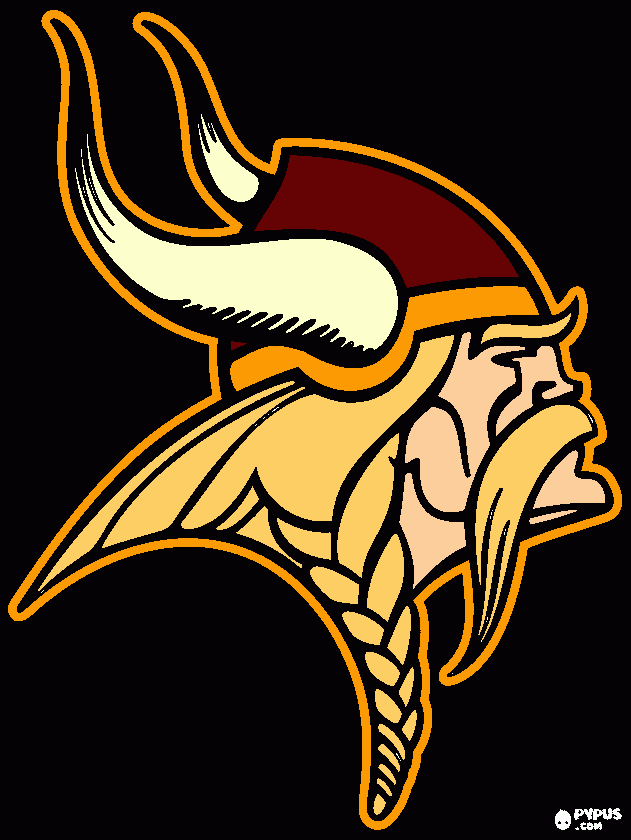 thib vikings coloring page