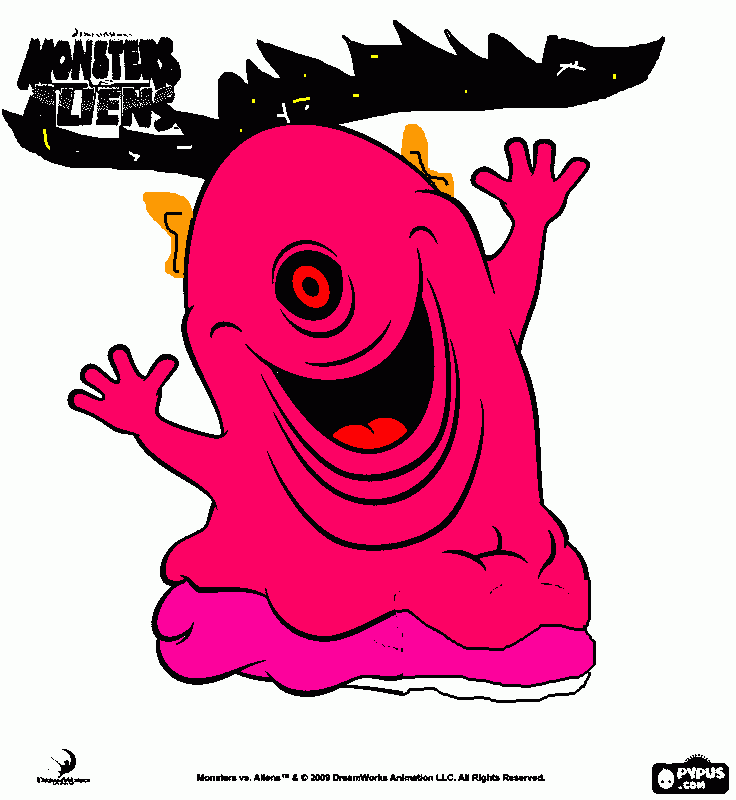 this is b.o.b with funny hair and weird ears!!! coloring page