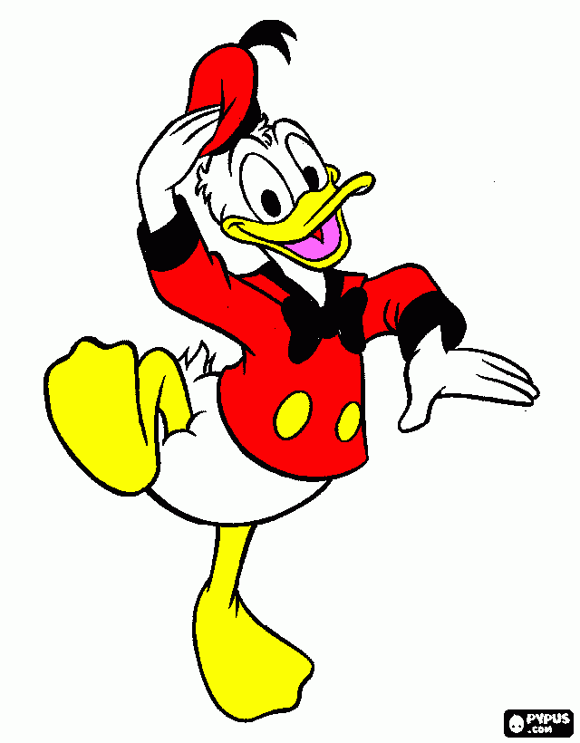 this is donald's brother coloring page